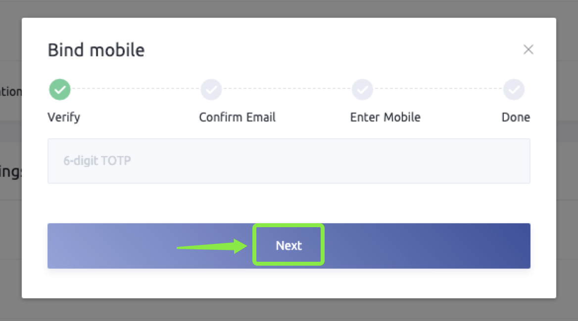 CoinEx で電話番号をバインドする方法
