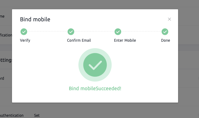 CoinEx で電話番号をバインドする方法
