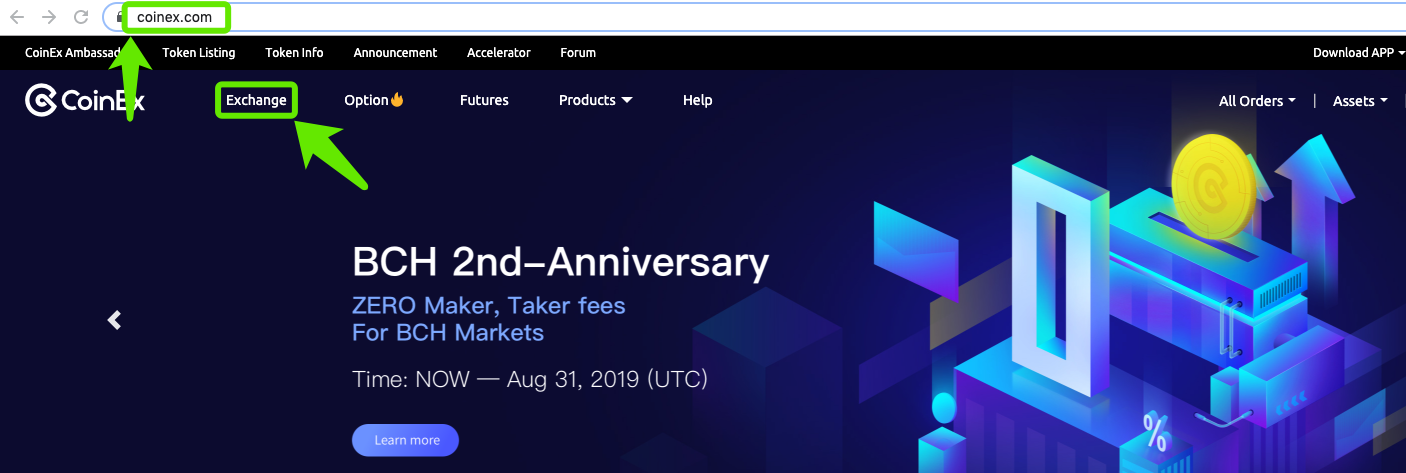 How to Login and start Trading Crypto at CoinEx