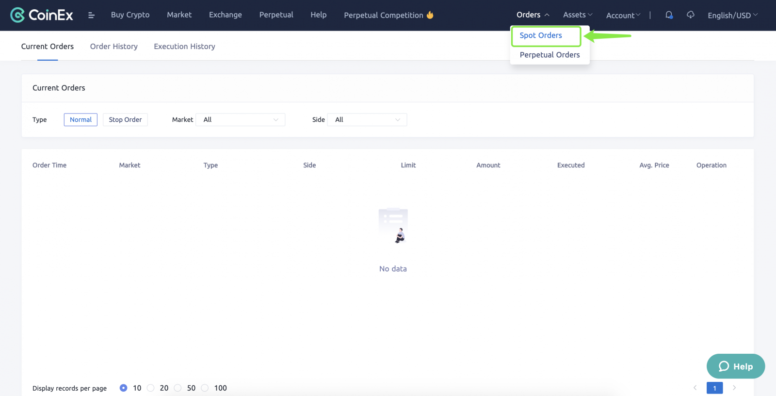 How to Check Order History and Asset History in CoinEx