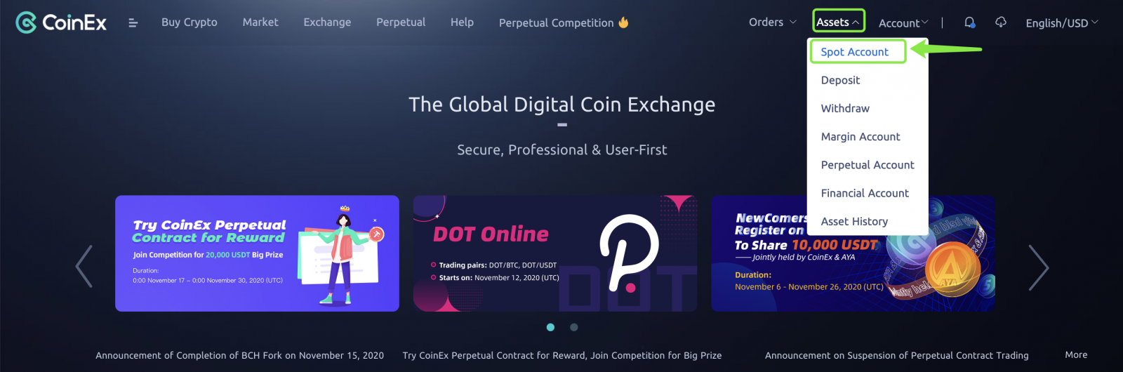 How to Check Order History and Asset History in CoinEx