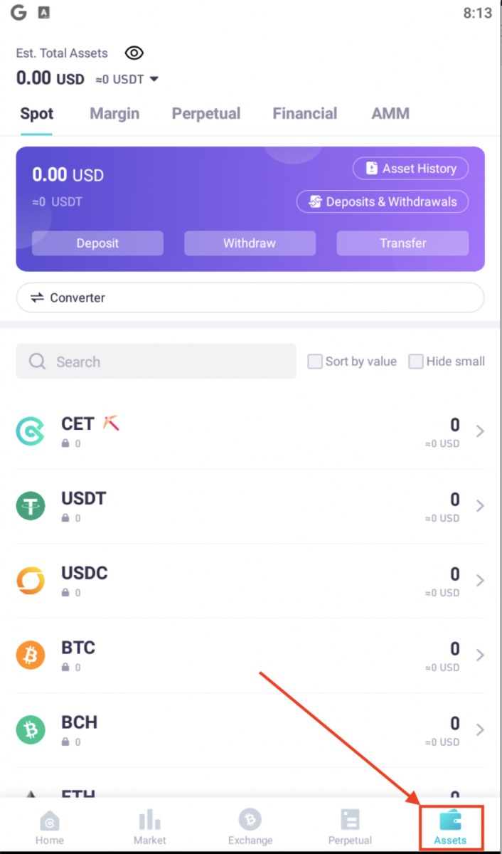 How To Deposit in CoinEx