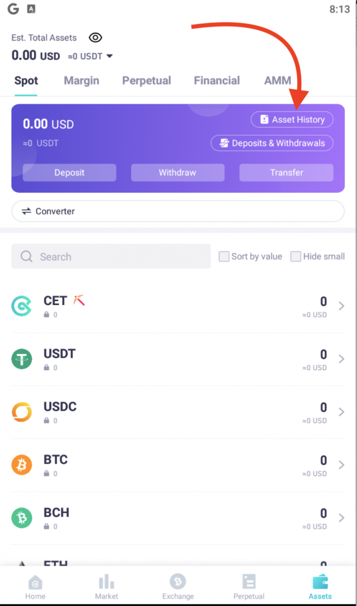 How To Deposit in CoinEx