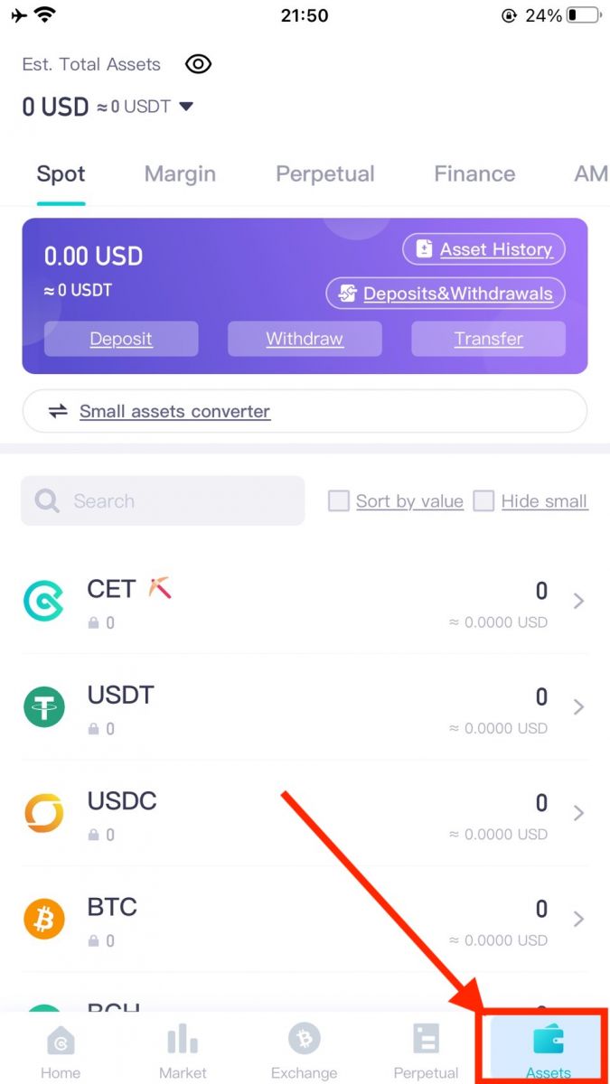 How To Deposit in CoinEx