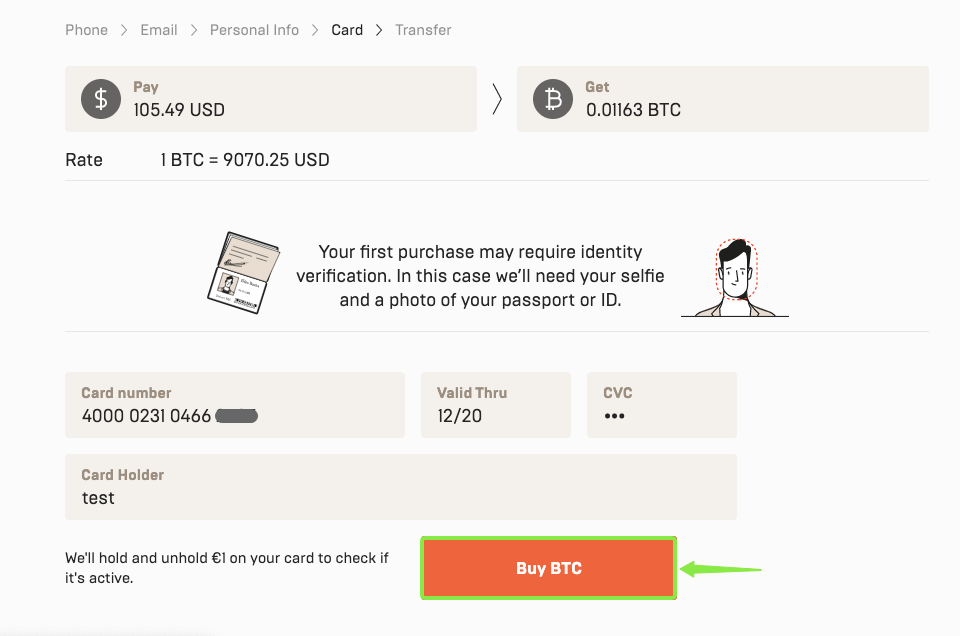 CoinEx-de Merkuryo tarapyndan kripto nädip satyn almaly