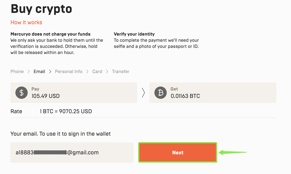 CoinEx-de Merkuryo tarapyndan kripto nädip satyn almaly
