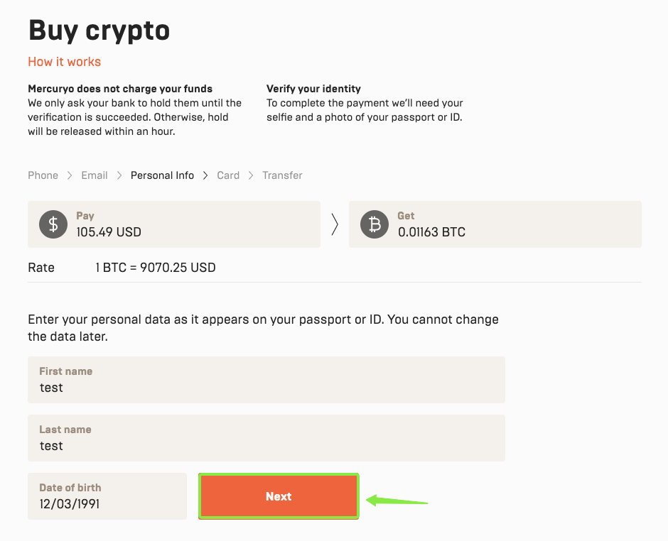 CoinEx-de Merkuryo tarapyndan kripto nädip satyn almaly