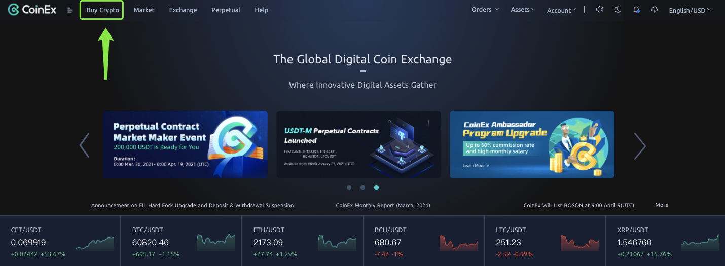 CoinEx හි Paxful විසින් Crypto මිලදී ගන්නේ කෙසේද CoinEx හි Paxful විසින් Crypto මිලදී ගන්නේ කෙසේද