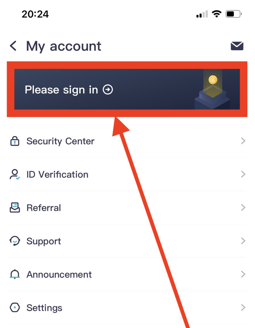 How to Sign Up and Login Account in CoinEx