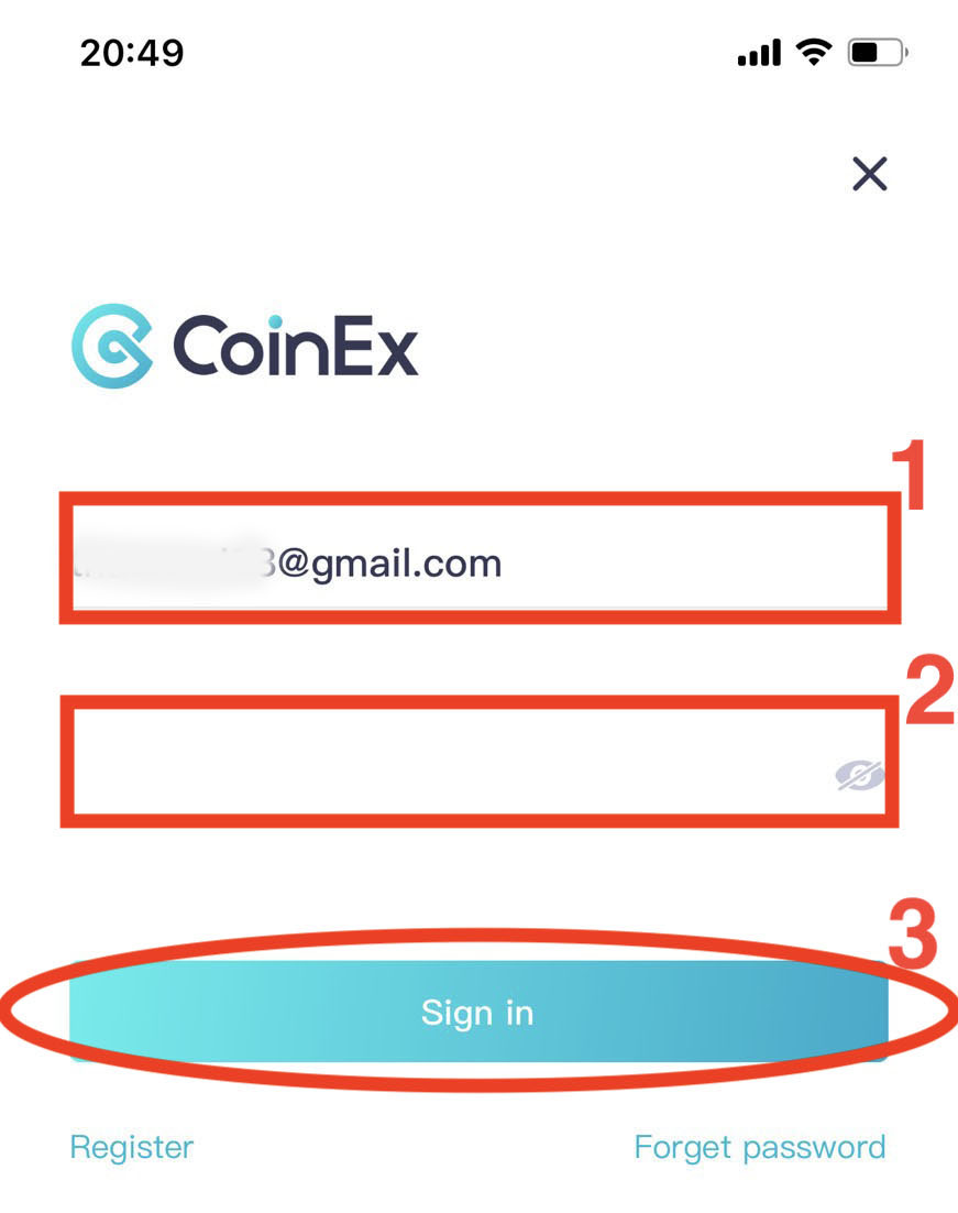 How to Sign Up and Login Account in CoinEx