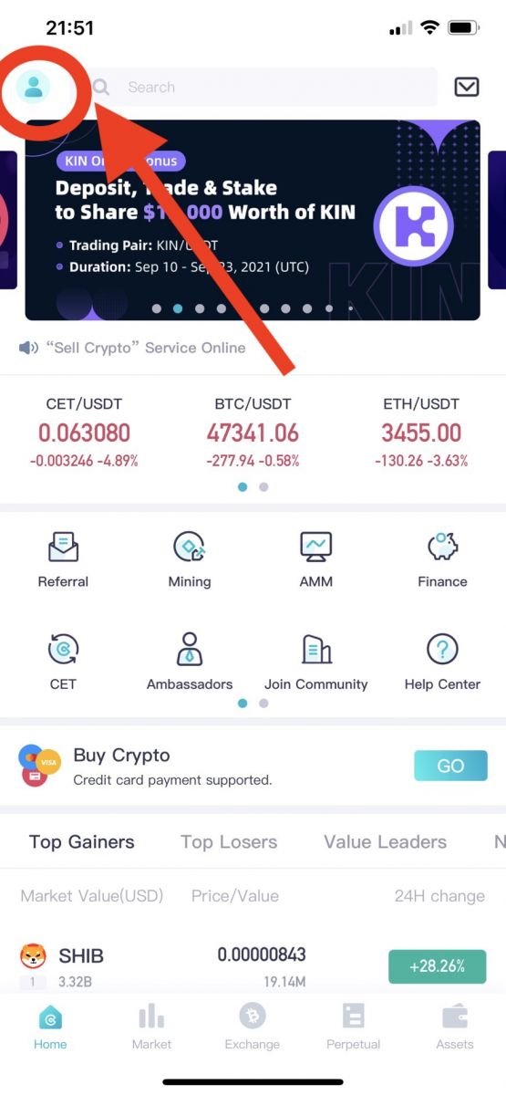 How to Sign Up and Login Account in CoinEx