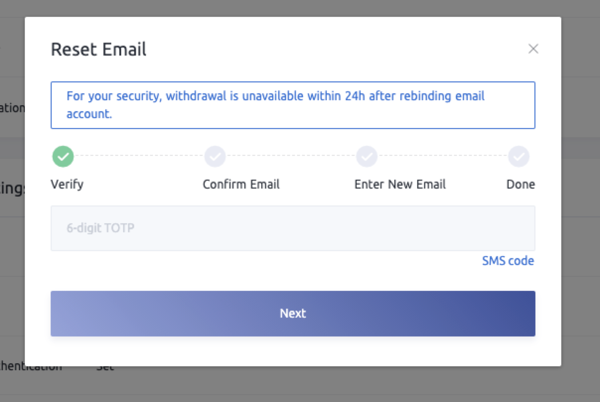 CoinEx හි විද්යුත් තැපෑල නැවත සකසන්නේ/වෙනස් කරන්නේ කෙසේද? CoinEx හි විද්යුත් තැපෑල නැවත සකසන්නේ/වෙනස් කරන්නේ කෙසේද?
