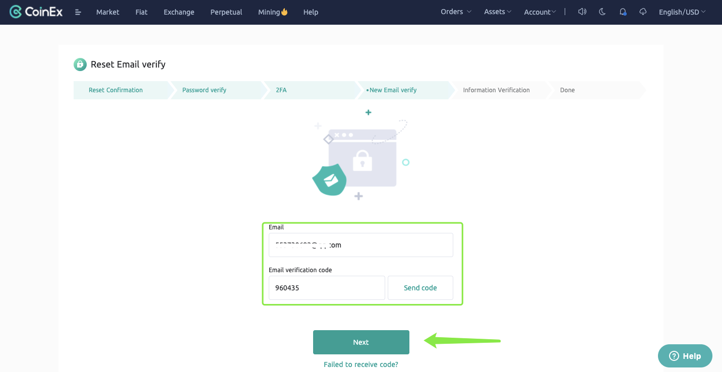 CoinEx හි විද්යුත් තැපෑල නැවත සකසන්නේ/වෙනස් කරන්නේ කෙසේද? CoinEx හි විද්යුත් තැපෑල නැවත සකසන්නේ/වෙනස් කරන්නේ කෙසේද?