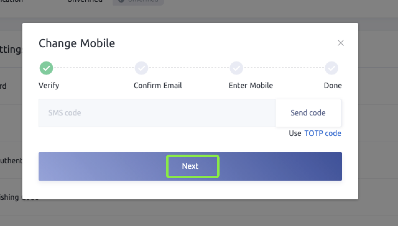 CoinExте телефон номерин кантип баштапкы абалга келтирүү/өзгөртүү керек CoinExте телефон номерин кантип баштапкы абалга келтирүү/өзгөртүү керек