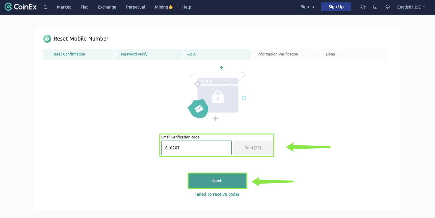 CoinExте телефон номерин кантип баштапкы абалга келтирүү/өзгөртүү керек CoinExте телефон номерин кантип баштапкы абалга келтирүү/өзгөртүү керек