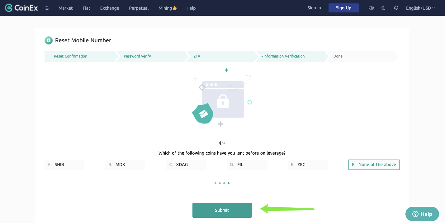 CoinExте телефон номерин кантип баштапкы абалга келтирүү/өзгөртүү керек CoinExте телефон номерин кантип баштапкы абалга келтирүү/өзгөртүү керек