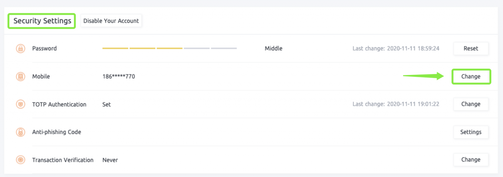 CoinExте телефон номерин кантип баштапкы абалга келтирүү/өзгөртүү керек CoinExте телефон номерин кантип баштапкы абалга келтирүү/өзгөртүү керек