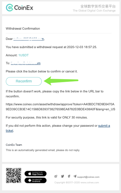 How To Withdraw in CoinEx