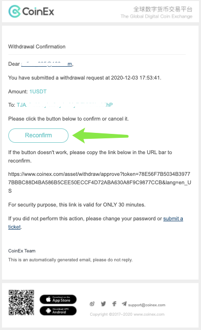 How To Withdraw in CoinEx
